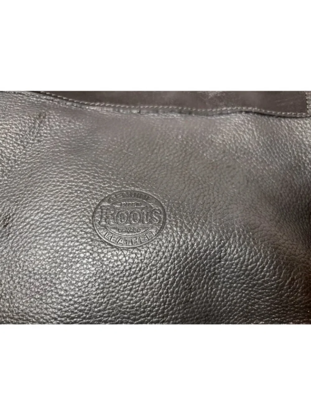 Rolling Stones Roots Leather Backpack Black Pebbled Rock Band Travel Bag